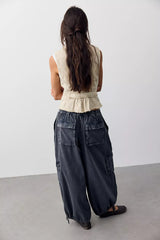 Bobbi Pull-On Cargo Trousers