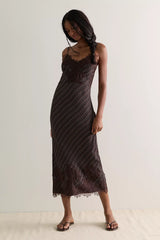 Check Me Out Column Slip Dress