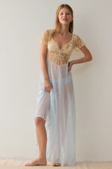 For Love & Lemons Cleo Maxi Slip Dress