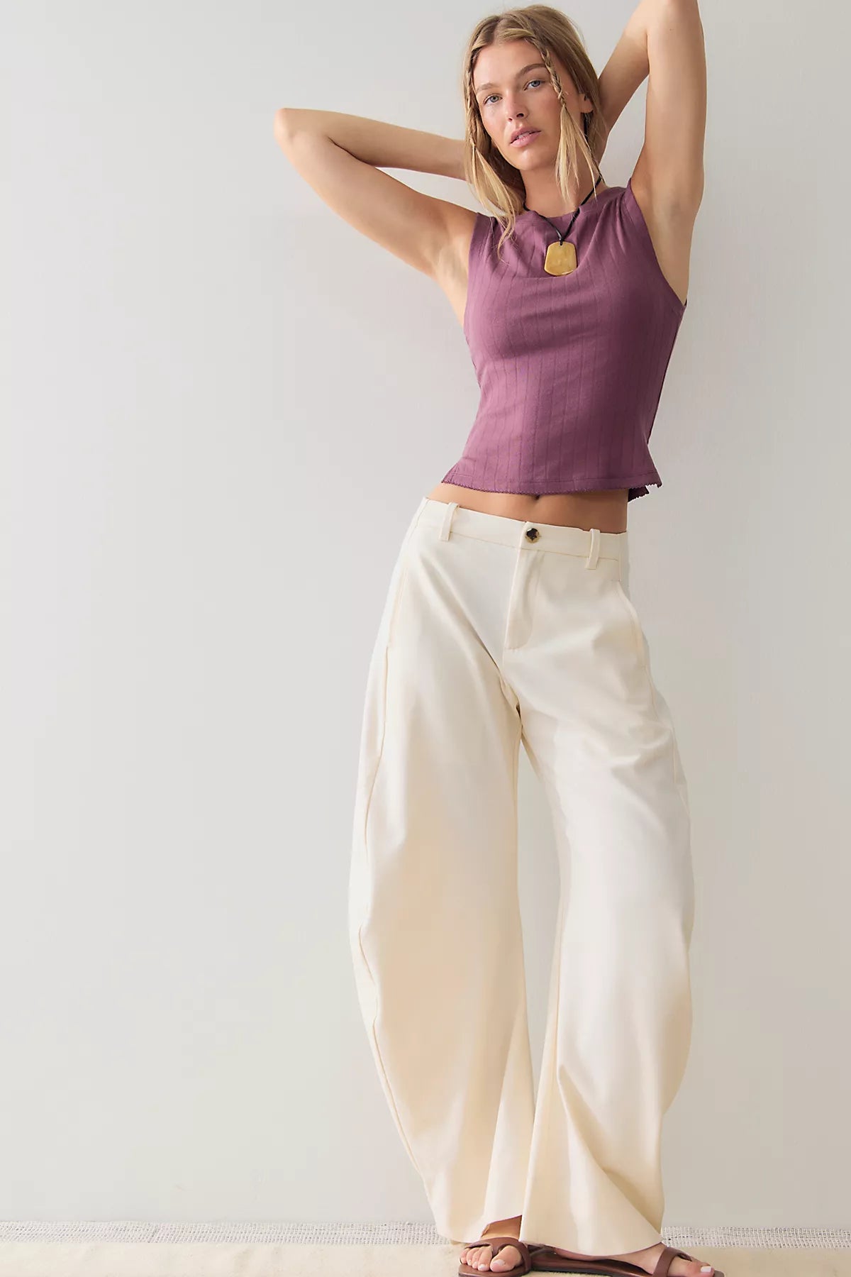 End Game Pointelle Muscle Tank