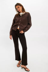 DONNI. The Tall Rib Kick Flare Pants