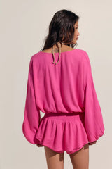 Carson Drop-Waist Romper