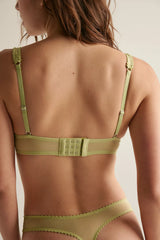 Full Bloom Cotton Eyelet Thong