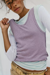 We The Free Tinsley Twofer Short-Sleeve Top