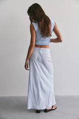Bonita Solid Maxi Skirt