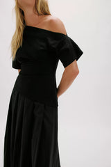 Bec + Bridge Chantal Off-The-Shoulder Maxi Dress