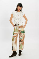Denim And Bone Roadtrip Striped Jeans