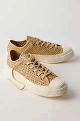 Converse Chuck 70 Woven Leather Low-Top Sneakers