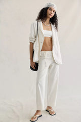 Amelia Side-Tie Linen Pants
