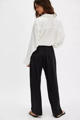 DONNI. The Silk Simple Pants