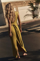 Good Feels Cap-Sleeve Maxi Dress