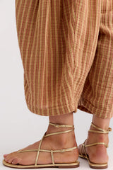 Clara Metallic Strappy Sandals