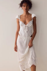 For Love & Lemons Rita Rose Bodysuit