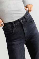 MOTHER The Rambler Zip Sneak Jeans