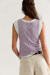 We The Free Tinsley Twofer Short-Sleeve Top