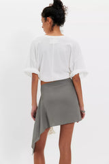 Bec + Bridge Chateau Asymmetrical Mini Skirt