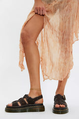 Dr. Martens Wrenlie Floral Deboss Sandals
