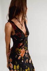Anna Sui Folia Devore Maxi Dress
