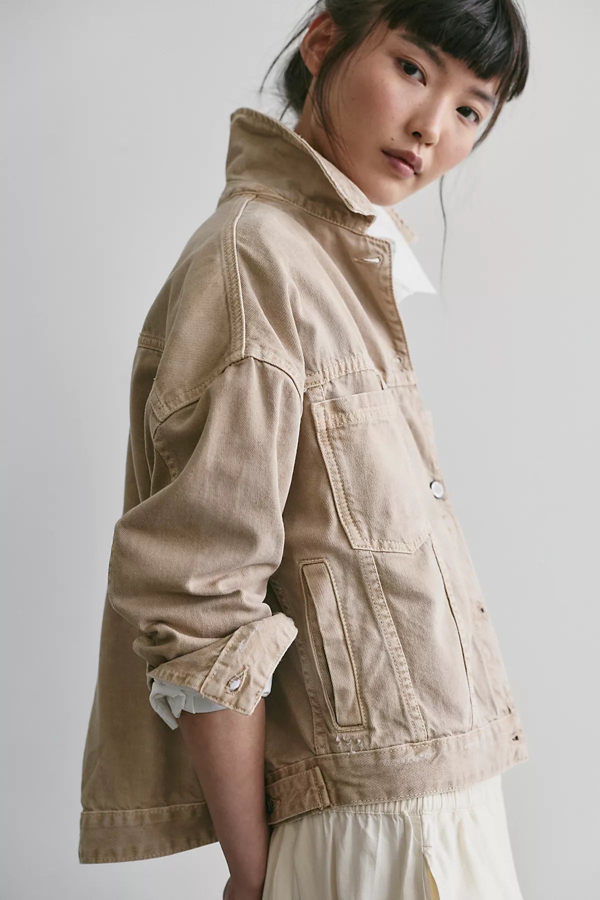 We The Free Opal Swing Denim Jacket