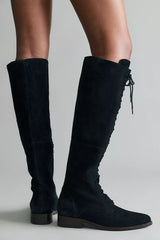 Davey Over-The-Knee Lace-Up Boots
