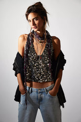 Faye Shine Embellished Vest