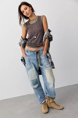 We The Free Moxie Pull-On Barrel Jeans