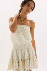 FP One Camille Eyelet Mini Dress