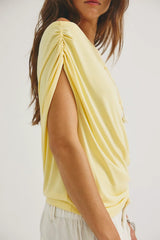Blake Off-The-Shoulder Draped Top