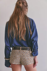 Ana Printed Micro Shorts