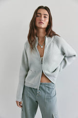 We The Free On It Zip-Up Cardigan