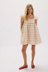 For Love & Lemons Aster Babydoll Mini Dress