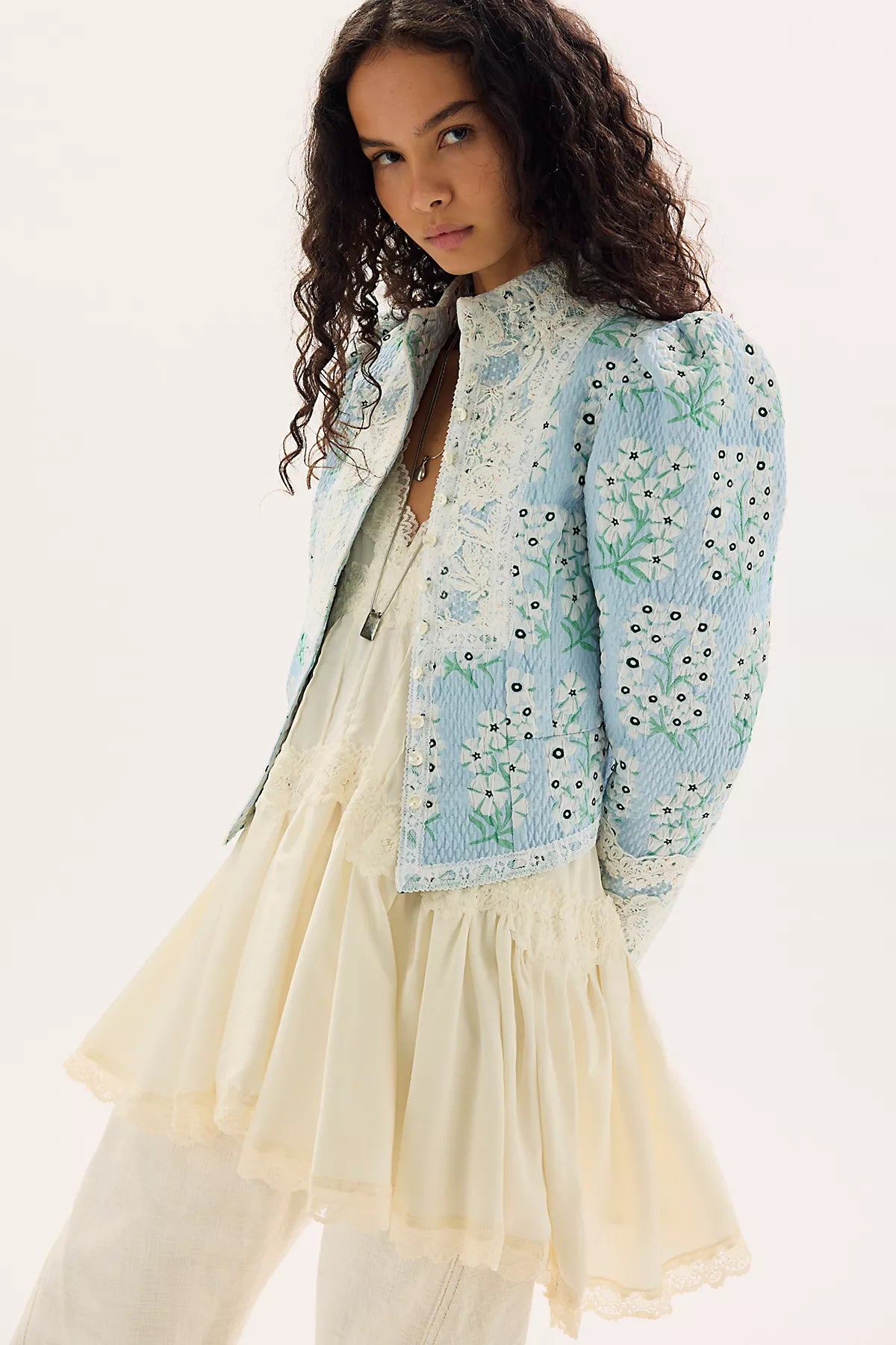 Anna Sui Victorian Brocade Jacket