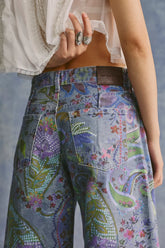 We The Free Alter Ego Wide-Leg Printed Jeans