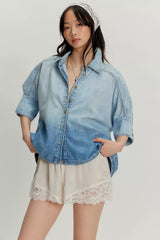 We The Free Seaside Denim Button Down