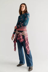 Easy Does It Printed Top