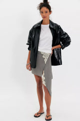 Bec + Bridge Chateau Asymmetrical Mini Skirt