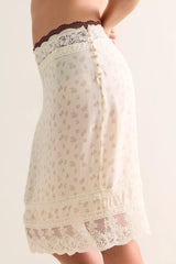 Good Company Printed Midi Slip Skirt