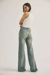 Denimist Dena Mid-Rise Flare Jeans