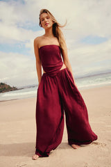 Sandshell Linen Priya Sarong Pants