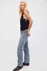 AGOLDE Fray Slim Crop Jeans