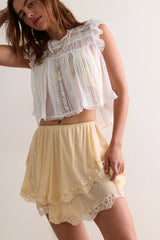 Deja Vu Mini Slip Skirt