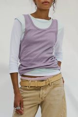 We The Free Tinsley Twofer Short-Sleeve Top