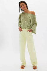 Amber Breeze Off-The-Shoulder Sweater