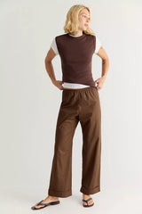 DONNI. Pop Pinstripe Simple Pants