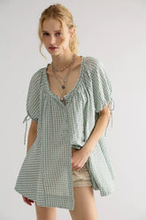 Farley Gingham Tunic