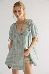 Farley Gingham Tunic