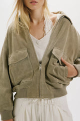Citizens of Humanity Vivienne Suede Bomber Jacket
