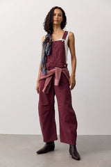 We The Free Good Luck Barrel Overalls