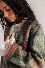 CLUTCHGOLF Mohair Studded Jacket