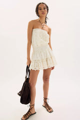 FP One Camille Eyelet Mini Dress